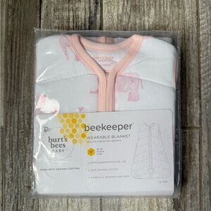 Burt's Bees Baby Beekeeper Sleep Sack with Pink Elephant Print